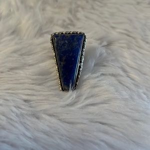 Stealing silver blue tapia ring